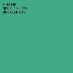 #42A988 - Breaker Bay Color Image